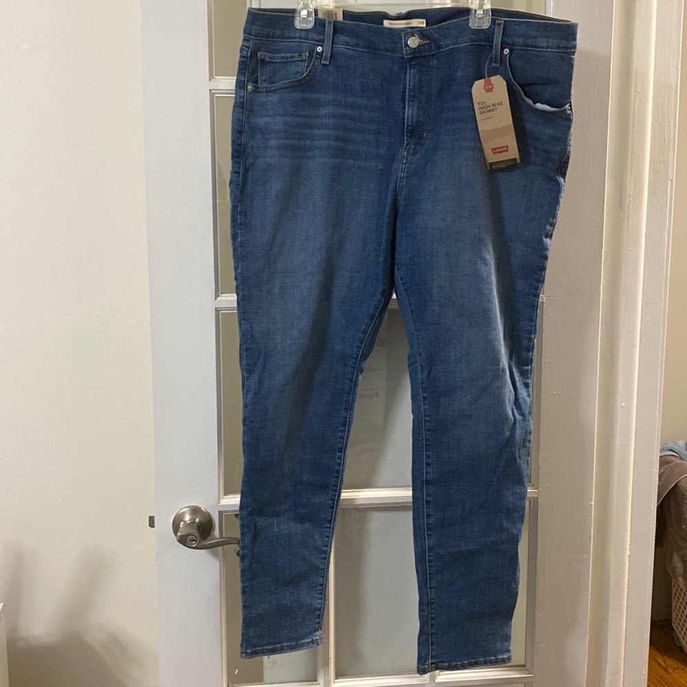 NWT LEVI 721 high rise skinny size 20W